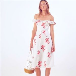 Reformation Hattie Dress in Carmella